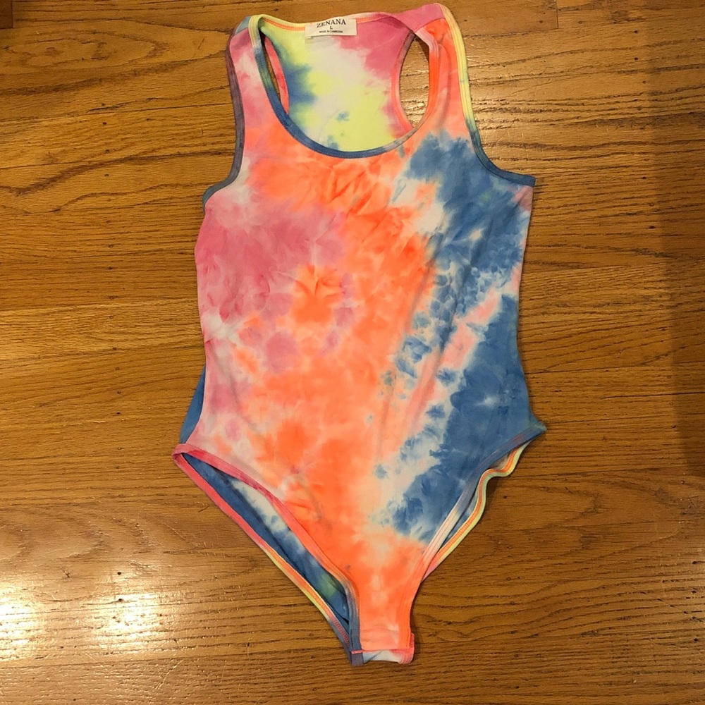 Zenana Outfitters Tie-Dye Bodysuit - NWT - Picture 9 of 11